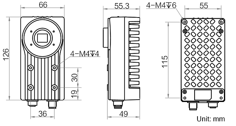 ?？礗D6000系列 MV-ID6200EM-00C-NNG 2000 萬(wàn)像素外形尺寸.png